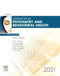 Advances in Psychiatry and Behavioral Heath, E-Book 2021