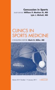 Concussion in Sports, An Issue of Clinics in Sports Medicine