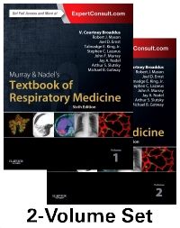 Murray & Nadel's Textbook of Respiratory Medicine, 2-Volume Set