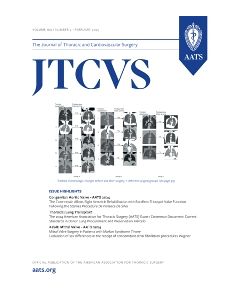 Journal of Thoracic and Cardiovascular Surgery